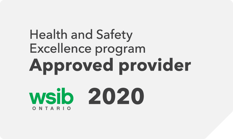 wsib excellence program approved provider