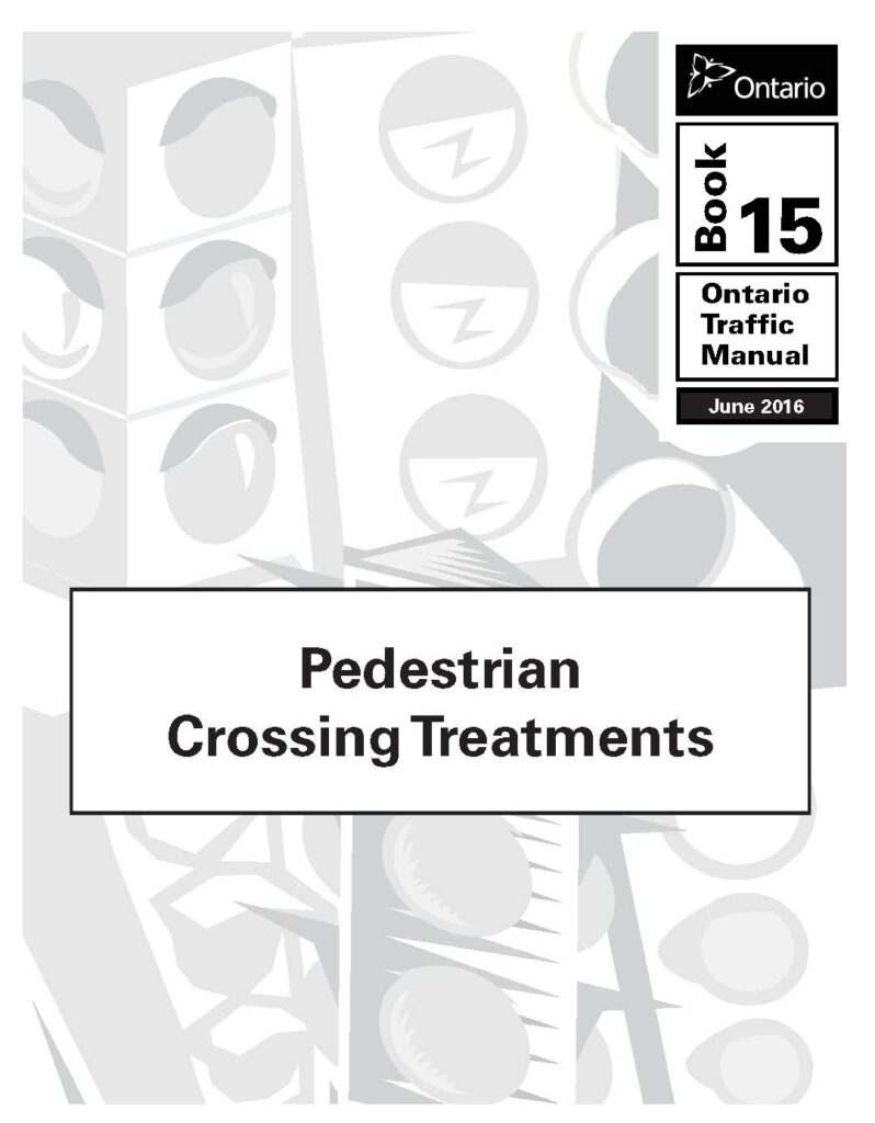 ontario traffic manual (otm) book 15