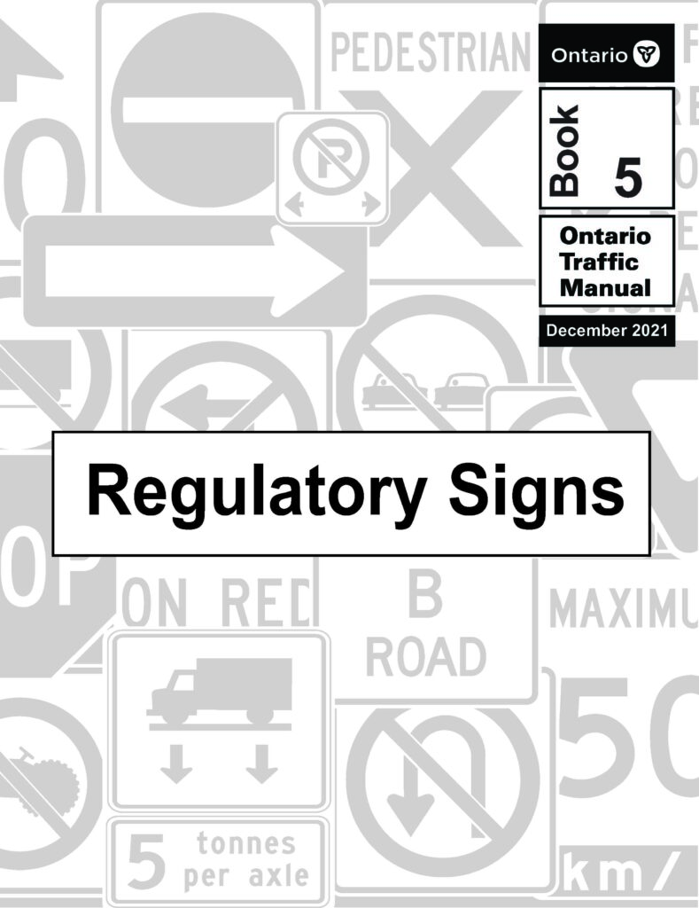 ontario traffic manual (otm) book 5