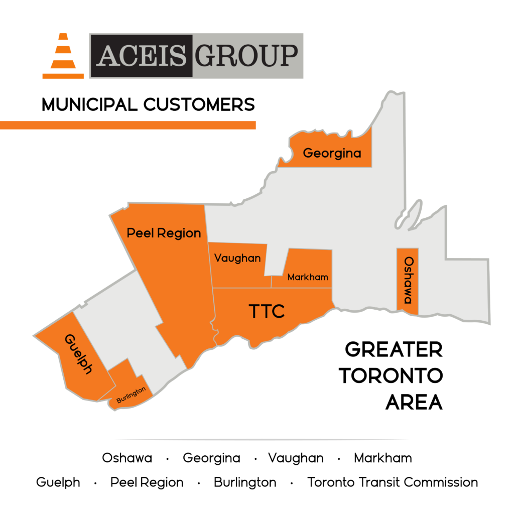 aceis group road safety municiapl customer map